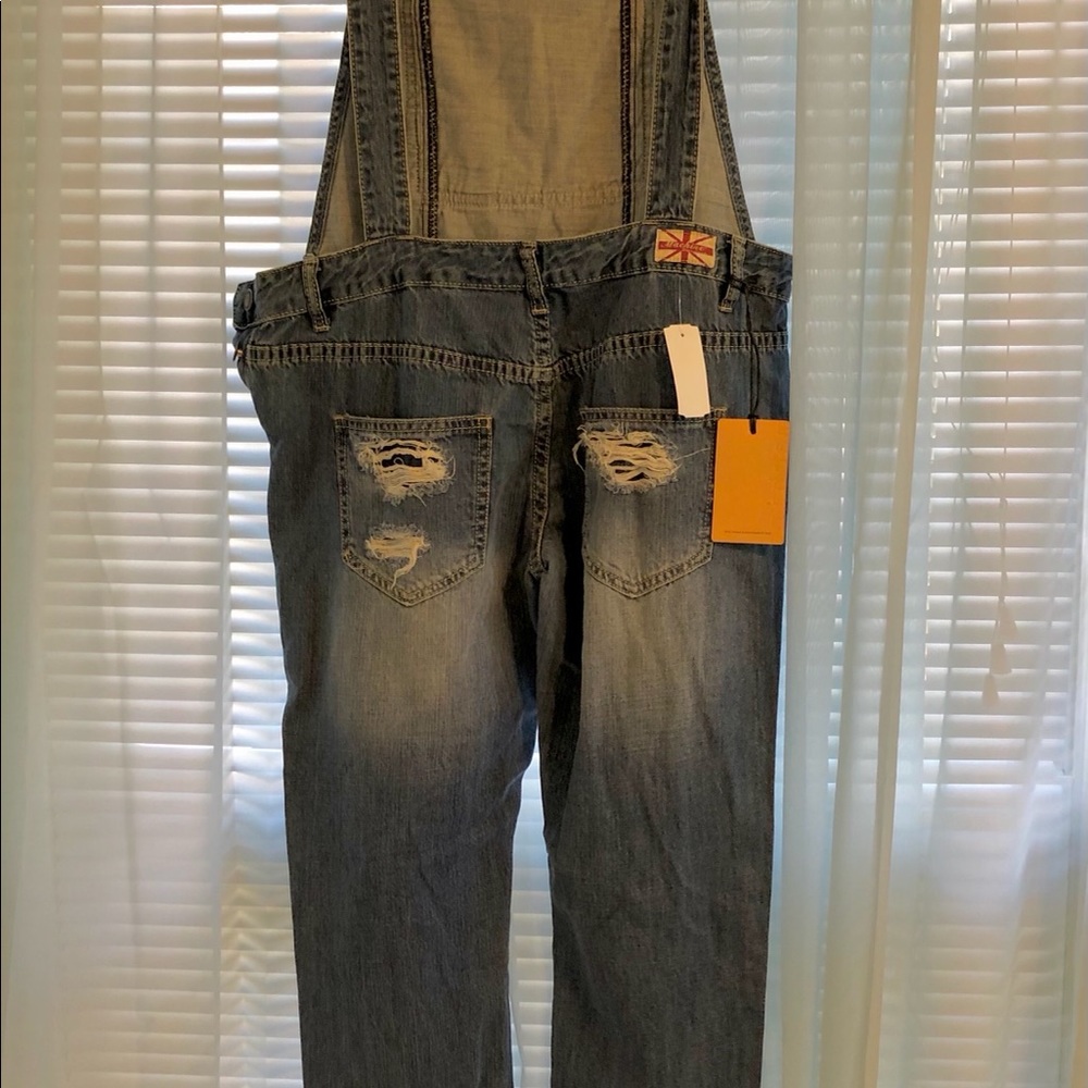 Machine Brand Denim Overalls - Picture 2 of 7